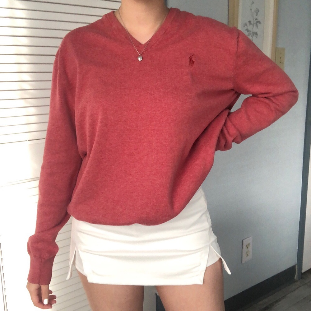 Coral Ralph Lauren Sweater Pullover